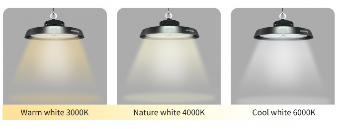 170lm/w 높은 뤼멘 UFO 하이 베이 라이트 지원 3CCT 운동 센서와 함께 창고 산업 램프 2