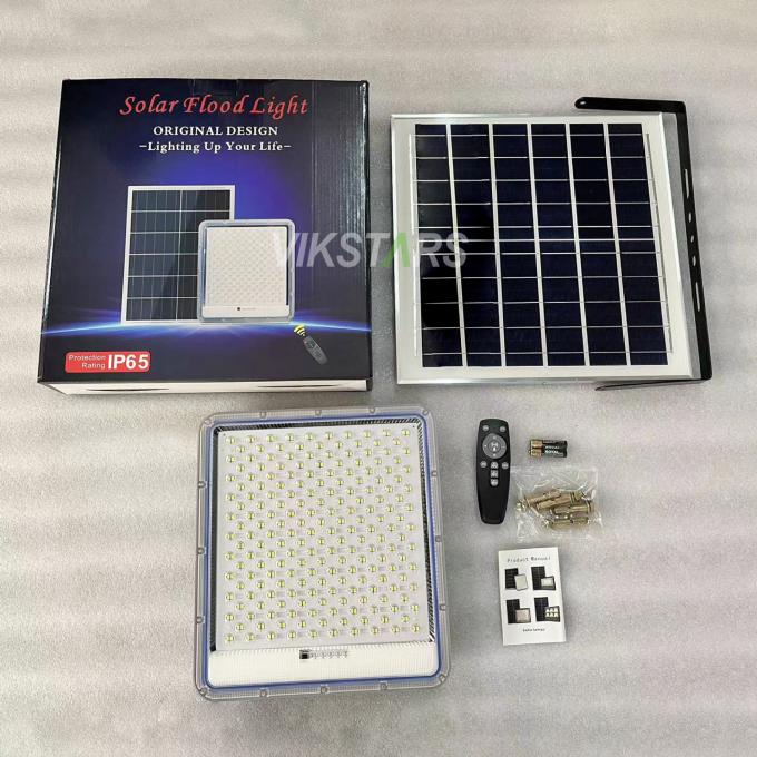 알루미늄 태양광 홍수등 100w 200w 300w 400w Yard 마을 창고 IP66 방수 10