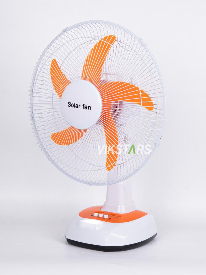 캠핑 응급용 태양광 테이블 선풍기 16인치, 전구 포함 에너지 절약 6