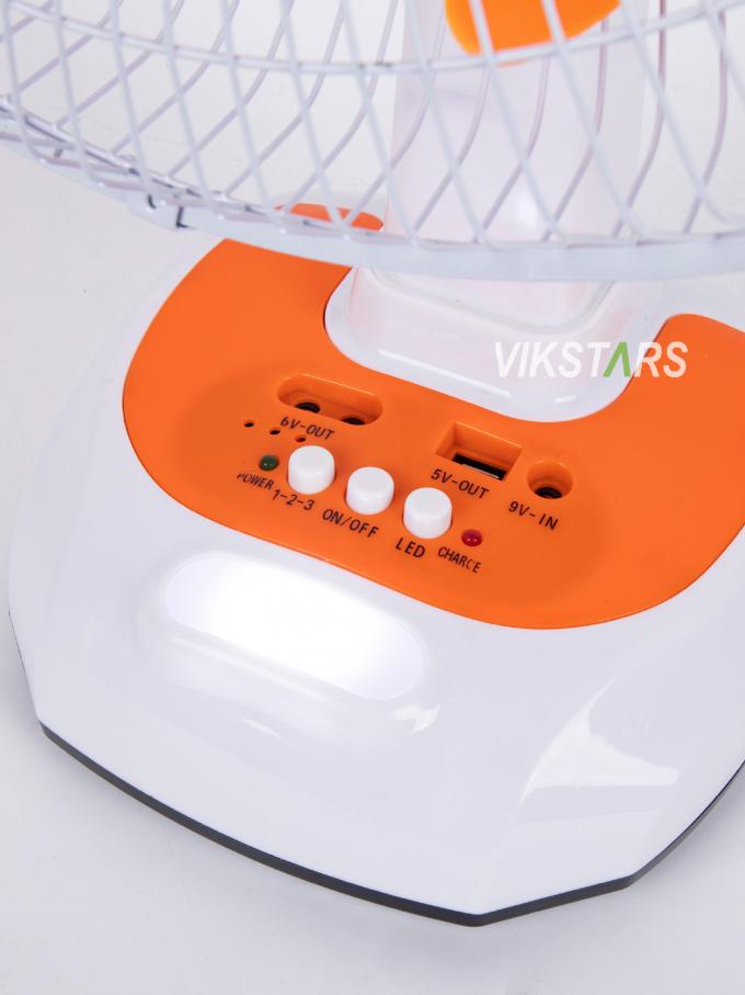 캠핑 응급용 태양광 테이블 선풍기 16인치, 전구 포함 에너지 절약 8