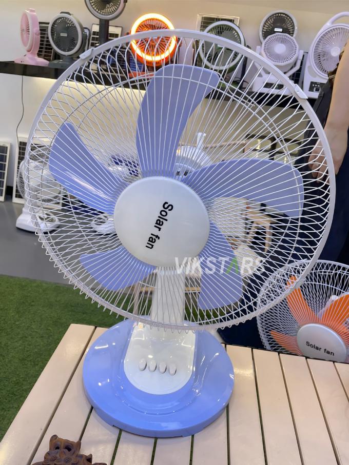 캠핑 응급용 태양광 테이블 선풍기 16인치, 전구 포함 에너지 절약 12