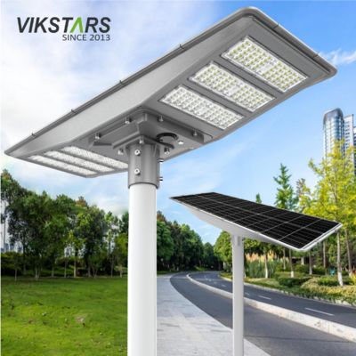 주문 새로운 양방향 태양광 가로등 IP66 LED 태양광 정원등 600W 900W 일체형 태양광 조경등 온라인 제품
